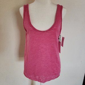 TREASURE & BOND BRAND WOMENS PINK TANK TOP - SIZE SMALL